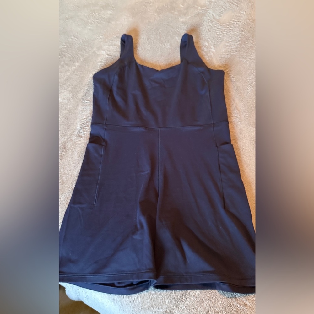CALIA by Carrie Underwood Inspire Short Bodysuit – Navy Blue – L – NWOT